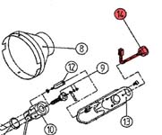 14) Flame sensor assembly